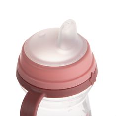 Canpol babies BONJOUR PARIS FirstCup skodelica s silikonskim pitnikom, 150 ml, roza