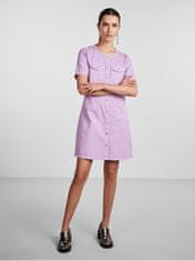 Pieces Ženska obleka PCTARA Regular Fit 17133341 Purple Rose (Velikost XL)