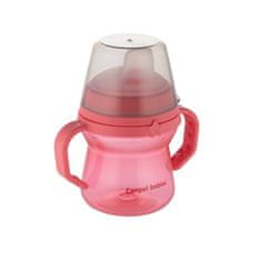 Canpol babies FirstCup skodelica s silikonskim pitnikom, 150 ml, roza