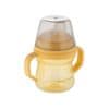 FirstCup skodelica s silikonskim pitnikom, 250 ml, rumena