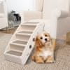 Zložljive stopnice za pse krem 62x40x49,5 cm