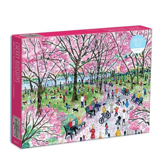 Galison Puzzle Cvetoča sakura 1000 kosov