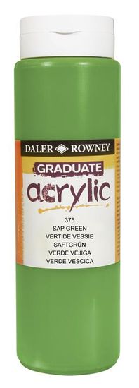 Daler Rowney Akrilna barva Graduate 500 ml Sap Green