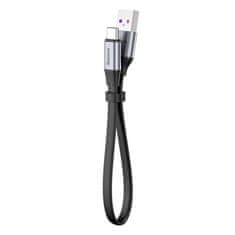 BASEUS Preprost ploščati kabel USB-C 5A 40W Quick Charge 3.0 QC 3.0 kabel 23cm siv