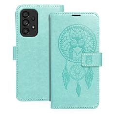 OEM MEZZO Ohišje za knjigo za SAMSUNG A52 5G / A52 LTE ( 4G ) / A52s 5G dreamcatcher green