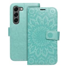 OEM MEZZO Kovček za knjigo za SAMSUNG S23 Plus mandala green