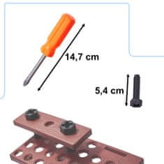 slomart Orodja za otroke delavnica z orodji 48 predmetov