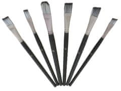 WOWO Artist Paint Brushes Complete Set - Celoten komplet Artist Paint Brushes z etuijem, gobo in lopatico - 17 kosov