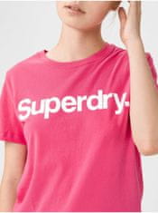 Superdry Ženska Flock Majica Roza M