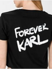 Karl Lagerfeld Ženska Forever Karl Majica Črna XS