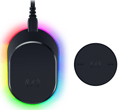 Razer Mouse Dock Pro s polnilnim ploščkom, USB-A, RGB (RZ81-01990100-B3M1)