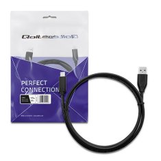 Qoltec kabel usb 3.1 tip c moški | usb 3.0 a moški | 1,5 m