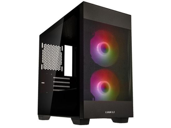 Lian Li Lancool 205M Mesh računalniško ohišje, Micro-ATX, črno