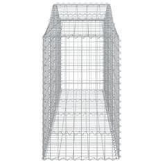 Vidaxl Obokane gabion košare 25 kosov 200x50x80/100 cm cinkano železo