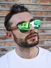 VeyRey sončna očala nerd Stove zeleno steklo