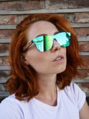 VeyRey sončna očala nerd Stove zeleno steklo