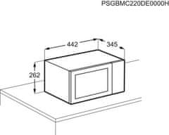 Electrolux Mikrovalovna pečica z žarom Electrolux EMZ421MMW