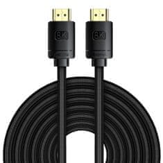 BASEUS high definition series hdmi 8k - hdmi 8k kabel 10m črn