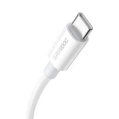 BASEUS Superior Series SUPERVOOC USB-A na USB-C 65W kabel 1m bela