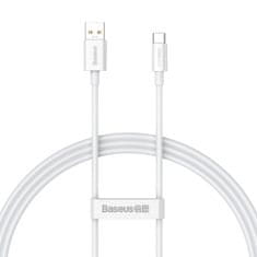 BASEUS Superior Series SUPERVOOC USB-A na USB-C 65W kabel 1m bela