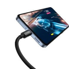 BASEUS Superior Series SUPERVOOC USB-A na USB-C 65W kabel 2m črn