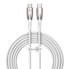 BASEUS baseus glimmer series kabel s hitrim polnjenjem usb-c 480mb/s pd 100w 2m bel