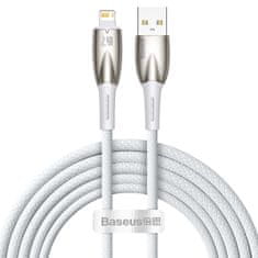 BASEUS baseus glimmer series kabel s hitrim polnjenjem usb-a - lightning 480mb/s 2.4a 2m bel