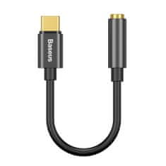 BASEUS Adapter za slušalke L54 iz USB-C na 3,5-milimetrski avdio priključek DAC črn