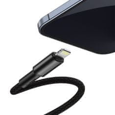 BASEUS Kabel iPhone USB-C - Lightning hitro polnjenje 20W 2m - črn