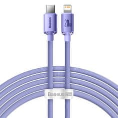 PRO Kabel za hitro polnjenje in prenos podatkov USB-C Iphone Lightning 20W 2 m vijolične barve