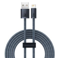 BASEUS baseus iphone usb kabel - lightning 2m, 2.4a siv (cald000516)