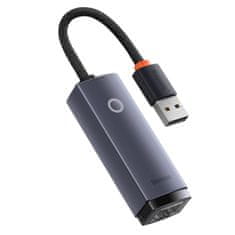 BASEUS baseus lite series usb adapter - rj45 lan vtičnica 100mbps siva (wkqx000013)