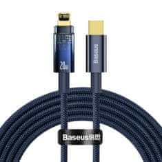 BASEUS Serija Explorer USB-C Iphone Lightning kabel 20W 2m modri