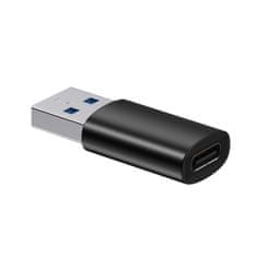 BASEUS Adapter iz serije Ingenuity iz USB 3.1 OTG v USB-C - črn