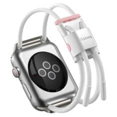 BASEUS zapestnica s paščkom baseus za apple watch 38 mm / 40 mm bela (lbapwa4-a24)