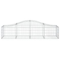 Vidaxl Obokane gabion košare 40 kosi 200x50x40/60 cm pocinkano železo