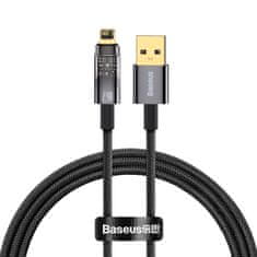 BASEUS baseus explorer series kabel usb - lightning 2.4a kabel 1 m črn (cats000401)