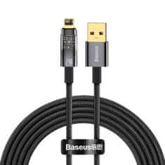 BASEUS baseus explorer series kabel usb - lightning 2.4a kabel 2 m črn (cats000501)