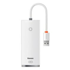 BASEUS baseus lite series multifunkcijski hub 4v1 usb - 4x usb 3.2 gen. 1 25 cm bela (wkqx030002)