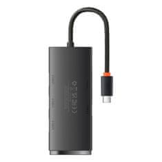 BASEUS Adapter HUB USB-C 4x USB 3.0 25cm črn