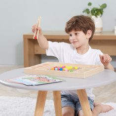 Viga Toys Lesena igra z žogo Ujemi in ujemi Montessori sestavljanka