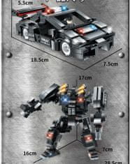 WOMA Avtomobil ali robot SWAT 2v1, 432 kosov