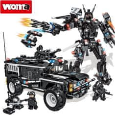 WOMA Terenec ali robot SWAT 2v1, 1077 kosov