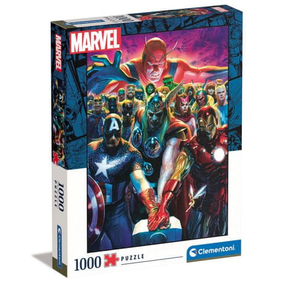 Clementoni Marvel Avengers puzzle 1000 kosov