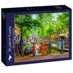 BlueBird print The Red Bike in Amsterdam puzzle 1000 kosov