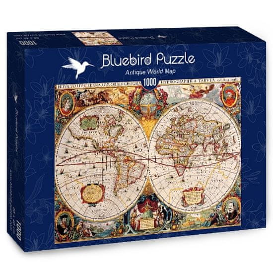BlueBird print Antique World Map puzzle 1000 kosov
