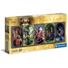 Clementoni Anne Stokes Dragon Panorama puzzle 1000 kosov