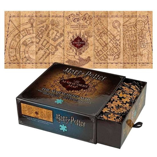 Noble Collection Harry Potter The Marauder Map Cover puzzle 1000 kosov - Premium