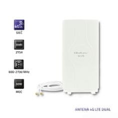 Qoltec qoltec antena 4g lte dvojna z dvojnim sma priključkom| 30dbi | notranji