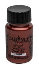 Cadence Akrilna barva Dora Metallic - burgundska / 50 ml